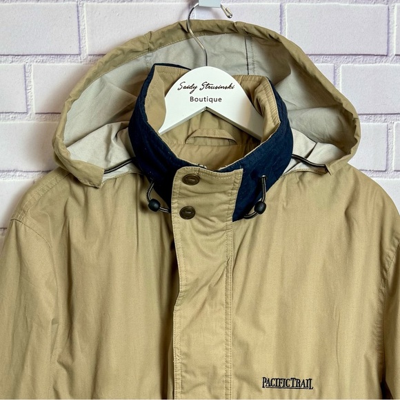 Vintage Pacific Trail Classic Men's Hooded Jacket Size M - Picture 3 of 10